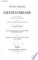 Œuvres complètes de Chateaubriand