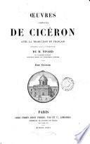 Œuvres complètes de Ciceron, avec la traduction en français