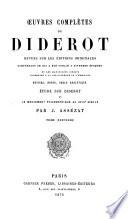 Œuvres complètes de Diderot: Belles-lettres, pt. 6: Póesies diverses. Sciences. Mathématiques. Physiologie