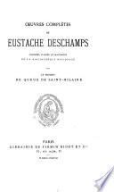 Œuvres complètes de Eustache Deschamps: Chançons royaulx. Balades amoureuses