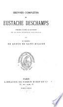 Œuvres complètes de Eustache Deschamps: Pièces attribuables à Eustache Deschamps. Vocabulaire. Index des noms géographiques. Index des noms propres et des matières. Additions et corrections