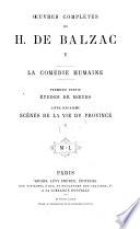 Œuvres completès de H.de Balzac