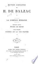Œuvres complètes de H. de Balzac ...