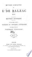 Œuvres complètes de H. de Balzac