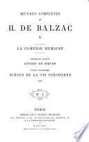 Œuvres completès de H.de Balzac