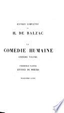 Œuvres complètes de H. de Balzac: Scènes de la vie parisienne