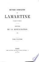 Œuvres complètes de Lamartine