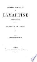 Œuvres complètes de Lamartine