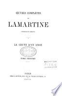 Œuvres complètes de Lamartine: La chute d'un ange
