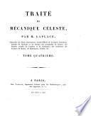 Œuvres complètes de Laplace: Traité de mécanique céleste. 4. éd., re-imprimée d'après l'édition princeps de 1798-1825. 1878-82