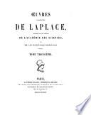 Œuvres complètes de Laplace: Traité de mécanique céleste
