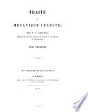 Œuvres complètes de Laplace: Traité de mécanique ceĺeste. 4. éd., re-imprimée d'après l'édition princeps de 1798-1825. 1878-82