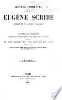 Œuvres complètes de M. Eugène Scribe, membre de l'Académie française