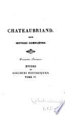 Œuvres complètes de M. le vicomte de Chateaubriand ...