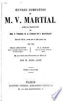 Œuvres complètes de M. V. Martial