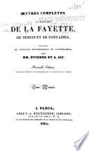Œuvres complètes de Mesdames de La Fayette
