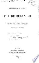 Œuvres complètes de P. J. de Béranger