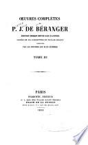 Œuvres complètes de P.J. de Béranger