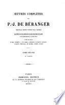 Œuvres complètes de P.-J. de Béranger