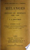 Œuvres complètes de P.-J. Proudhon