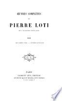 Œuvres complètes de Pierre Loti: Mon frère Yves ; Pècheur d'islande