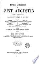 Œuvres complètes de Saint Augustin