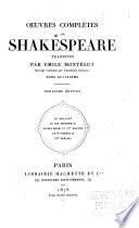 Œuvres complètes de Shakespeare