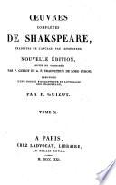 Œuvres complètes de Shakspeare: Henri IV, roi d'Angleterre. Les joyeuses bourgeoises de Windsor