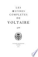 Œuvres complètes de Voltaire (Complete Works of Voltaire) 42B