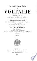 Œuvres complètes de Voltaire: Études et documents biographiques. 1883