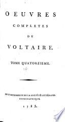 Œuvres complètes de Voltaire