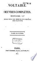 Œuvres complètes de Voltaire