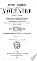 Œuvres complètes de Voltaire: Mélanges. 1879-80