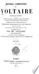 Œuvres complètes de Voltaire: Mélanges. 1879-80