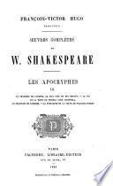 Œuvres complètes de W. Shakespeare ...