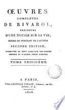 Œuvres complètes [ed. by C.J.L. de Chênedollé and F.J.M. Fayolle].