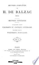 Œuvres complètes