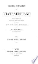 Œuvres complètes prècédées d'une étude littéraire sur Chateaubriand