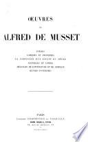 Œuvres de Alfred de Musset ...