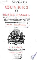 Œuvres de Blaise Pascal