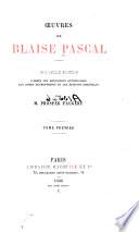 Œuvres de Blaise Pascal