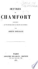Œuvres de Chamfort