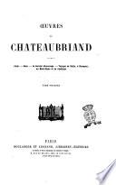 Œuvres de Chateaubriand. Tome premier [-tome vingtième]