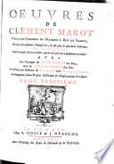 Œuvres de Clement Marot ...