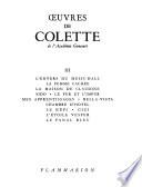 Œuvres de Colette