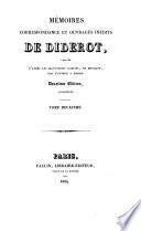Œuvres de Denis Diderot: Mémoires, correspondance et ouvrages inédits
