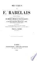 Œuvres de F. Rabelais