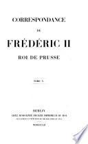 Œuvres de Frédéric le Grand: Correspondance