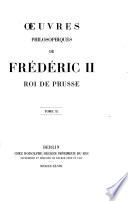Œuvres de Frédéric le Grand