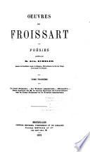 Œuvres de Froissart